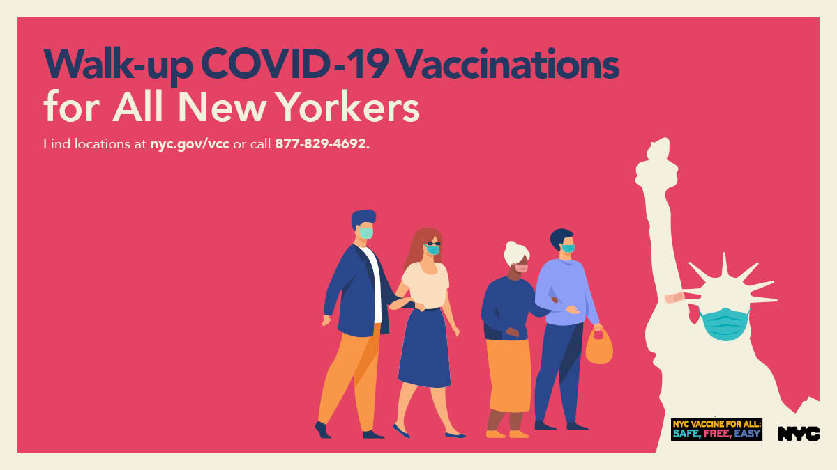 The bottom line is that  #VaccinesWork  . Don’t miss your shot! Starting today in NYC, you can walk in to our City-run sites and get vaccinated without needing an appointment:  http://on.nyc.gov/walkupvax 