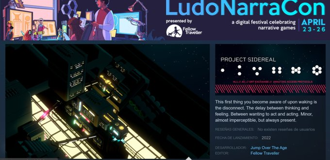 BiG_Porras's tweet photo. Surprises on #LudoNarraCon 2021 by @FellowTravellr
#ProjectSidereal by @JumpOvertheAge
@ProjectSidereal
#ProjectHeartbreak by @fahmitsu
#ProjectPythia by @Slvrstrng
๐ง https://t.co/D96DGKOKYf