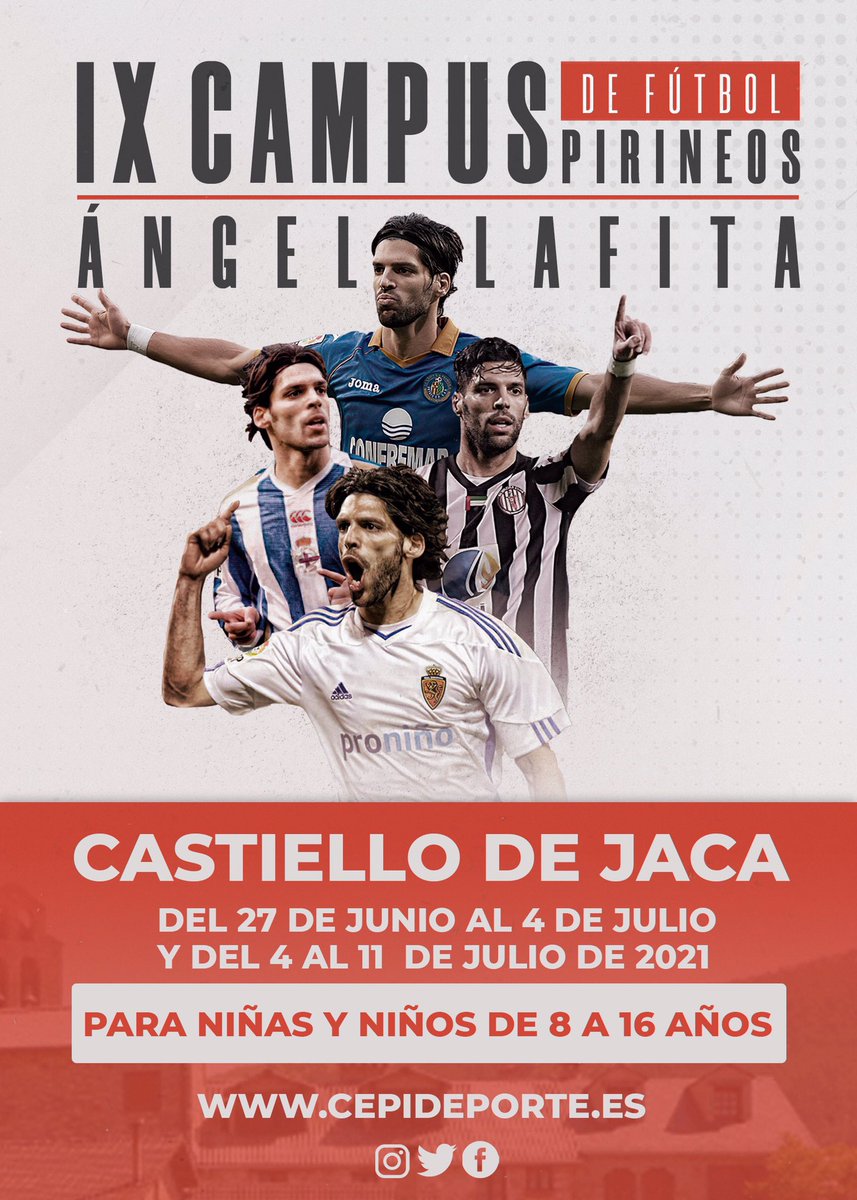Campus de Fútbol Pirineos Ángel Lafita tweet media