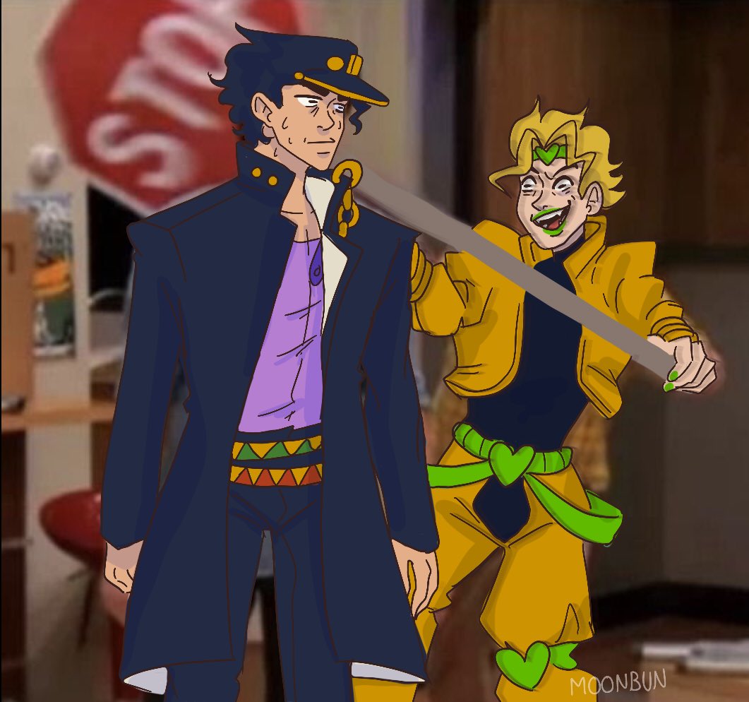 Decided to repost all my cursed jojo pics i’ve made so far into a thread enjoy!Also please credit me if you want to repost my art
