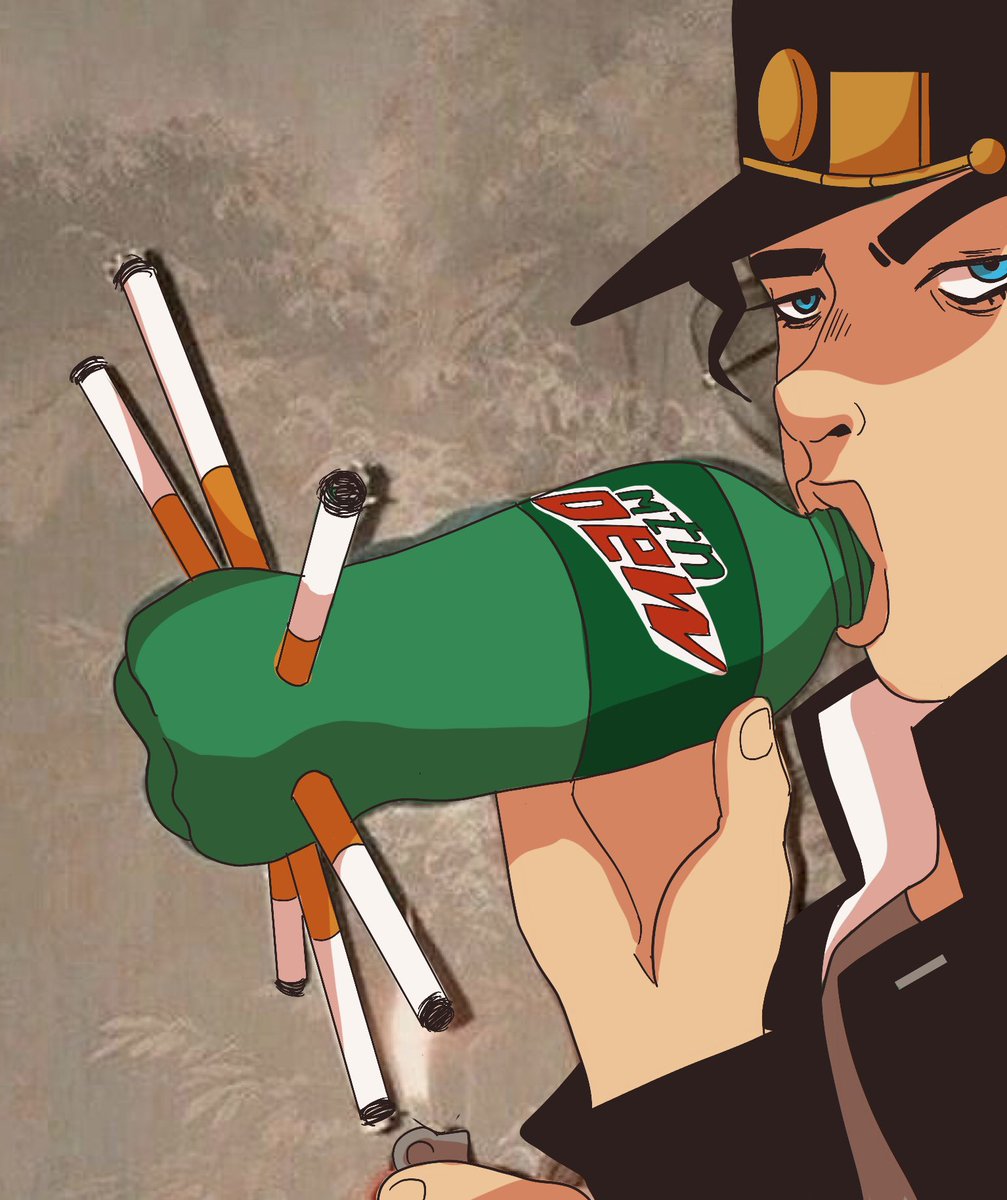 Decided to repost all my cursed jojo pics i’ve made so far into a thread enjoy!Also please credit me if you want to repost my art