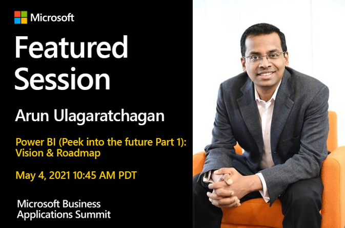 MS_KellyKaye's tweet photo. Super Excited for @arunulag session at MBAS on May 4!     I registered!  Have you? go to https://t.co/VSKU9XJTpb  See you there!  #MyBizAppsSummit #PowerBI @MSPowerBI  @powerbiwomen #CommunityRocks  @Will_MI77 @thepowerbiqueen  @SQLChick  @benitezhere @maikelson @ambynet https://t.co/YojmMPEoSa
