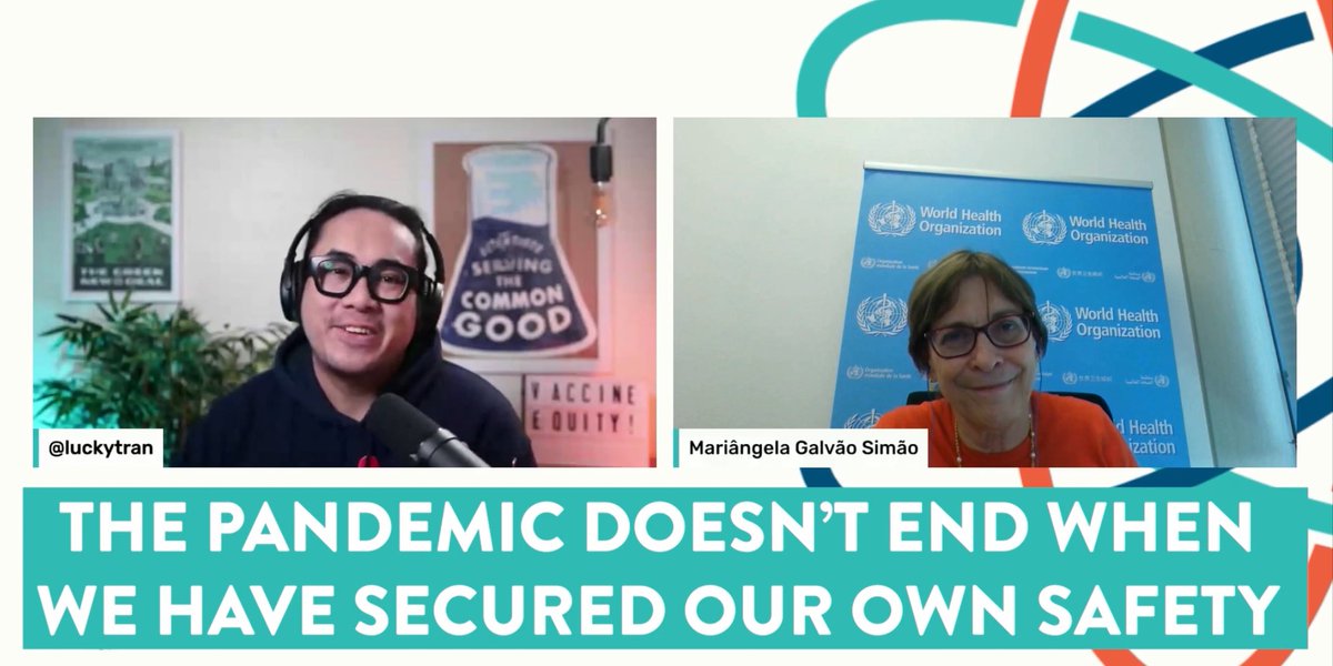 Remember: The pandemic doesn't end when we secure our own safety. We must keep fighting for the lives of everyone around the world.Please sign and support the  @WHO's Declaration for  #VaccinEquity:  https://www.who.int/campaigns/annual-theme/year-of-health-and-care-workers-2021/vaccine-equity-declaration