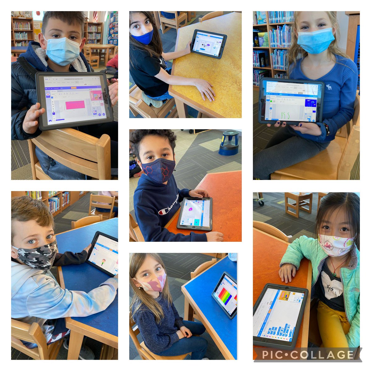 Nodell_library's tweet image. 2nd graders @Hampton_Street graduated from @kid_OYO #ColorByCode to #Hatch coding! So #MineolaProud to see them turning in projects & earning those #badges We have some imaginative and excited coders over here!