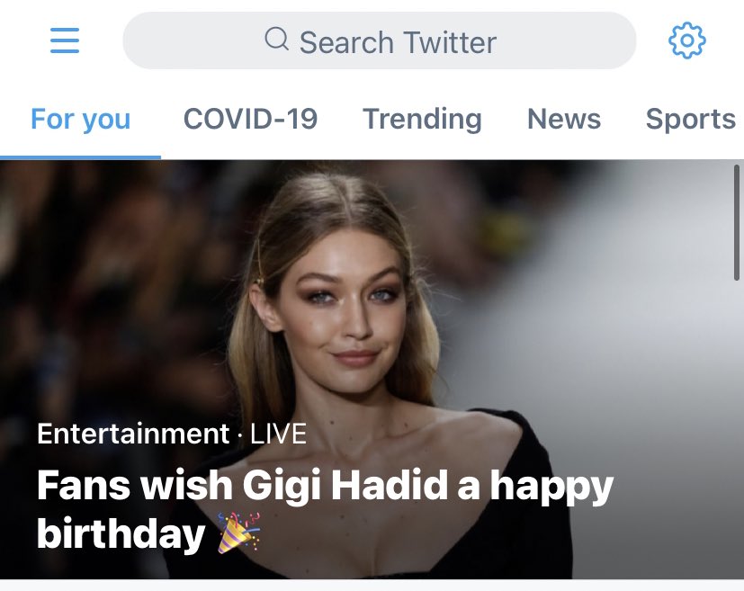 Thank you to all those who are working hard to wish gigi hadid a happy birthday . it is not going unnoticed 