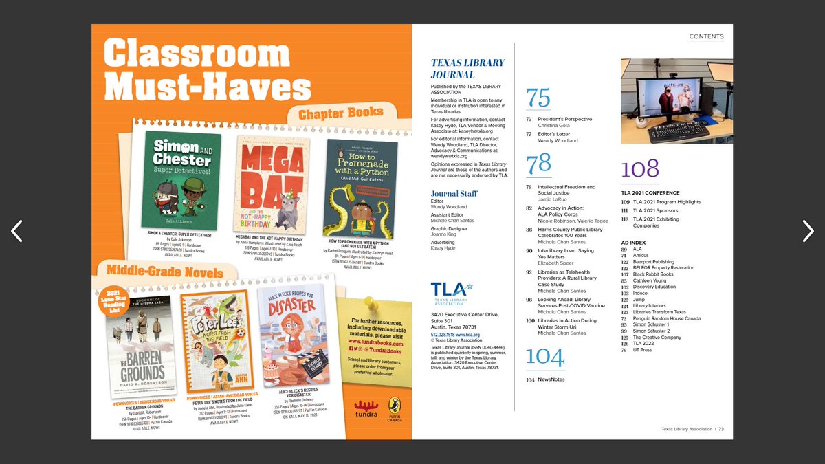 Young Adult Round Table (@yartxla) on Twitter photo Check out the latest news from TXLA: RT <a href="/TundraBooks/">Tundra Books</a>: When you flip open the latest Texas Library Journal issue and stop to stare at the beautiful books in the ad: bit.ly/2RSDXA1 😜 <a href="/2dCale/">Cale Atkinson</a> @Anna_Humphrey <a href="/ravishingbeasts/">Rachel Poliquin</a> <a href="/KathrynDurst/">kathryn durst</a> @DaveAlex… Check out the latest news from TXLA: RT <a href="/TundraBooks/">Tundra Books</a>: When you flip open the latest Texas Library Journal issue and stop to stare at the beautiful books in the ad: bit.ly/2RSDXA1 😜 <a href="/2dCale/">Cale Atkinson</a> @Anna_Humphrey <a href="/ravishingbeasts/">Rachel Poliquin</a> <a href="/KathrynDurst/">kathryn durst</a> @DaveAlex…