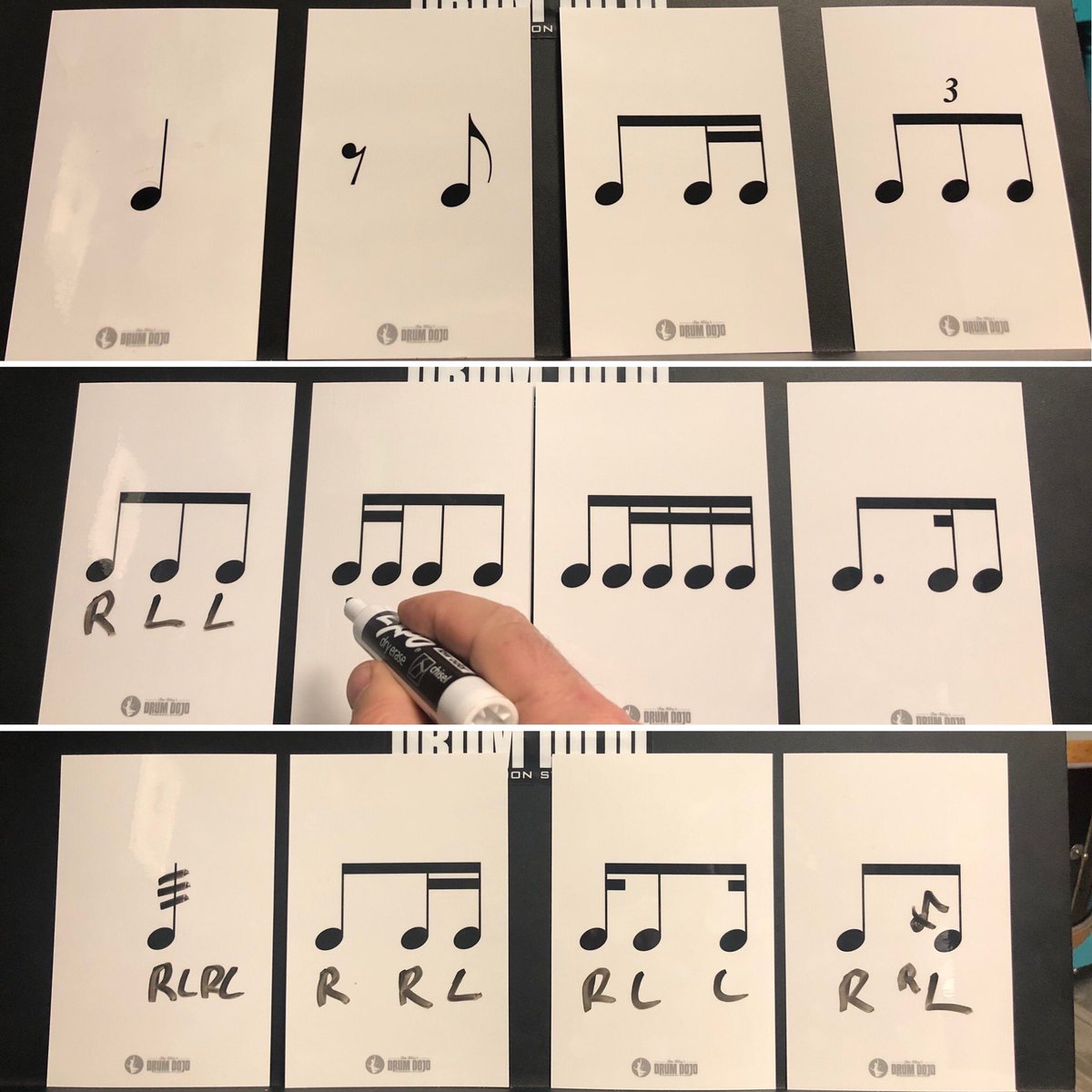Proud to be publishing these Rhythm Flash cards. The perfect “low tech” way to improve your musical reading skills! Now available on my site jimrileymusic.com/store