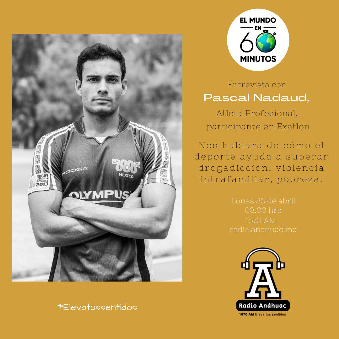elmundoen60min1's tweet image. No te pierdas la Entrevista a Pascal Nadaud - Deportista de alto rendimiento, ex participan... youtu.be/umxLAvUJjlY vía @YouTube @PascalNadaudTm @PascalNadaud #Exatlon