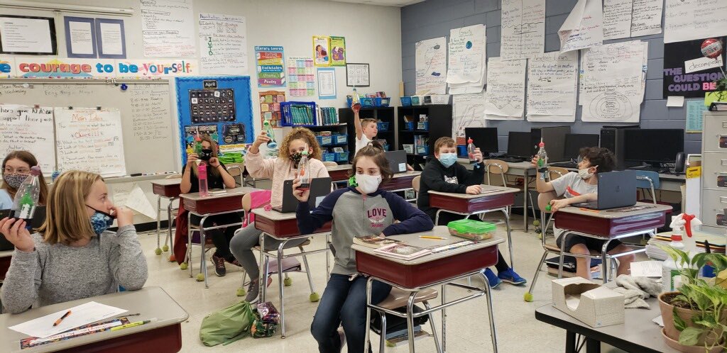 Fun time making a model of a lung in fifth grade. #pcisrocks