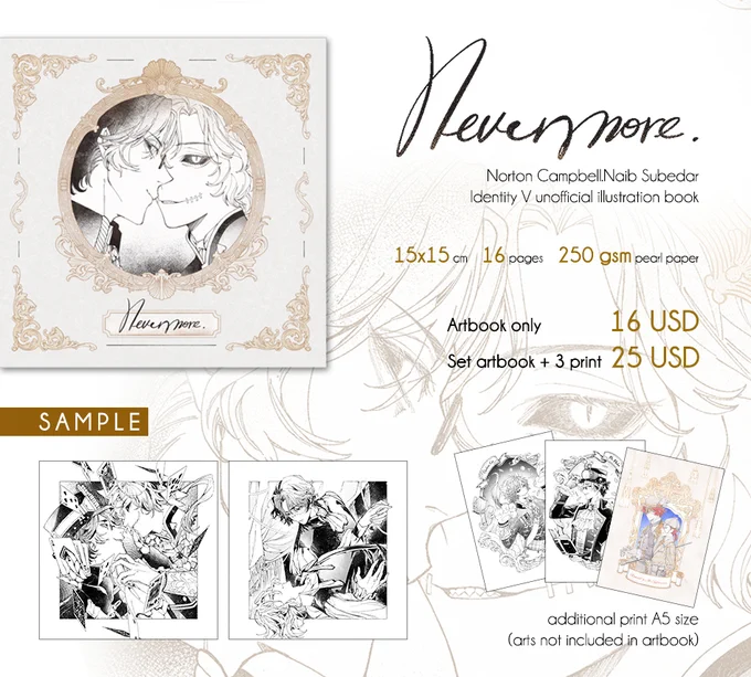[PRE-ORDER] NortonNaib illustration book
(check reply for more samples)

&gt;&gt;&gt; https://t.co/yzAIWo86Ui &lt;&lt;&lt;

⭐️Pre-order available until 7th May
⭐️Orders will be shipped about 2 weeks after pre-order period ends. 