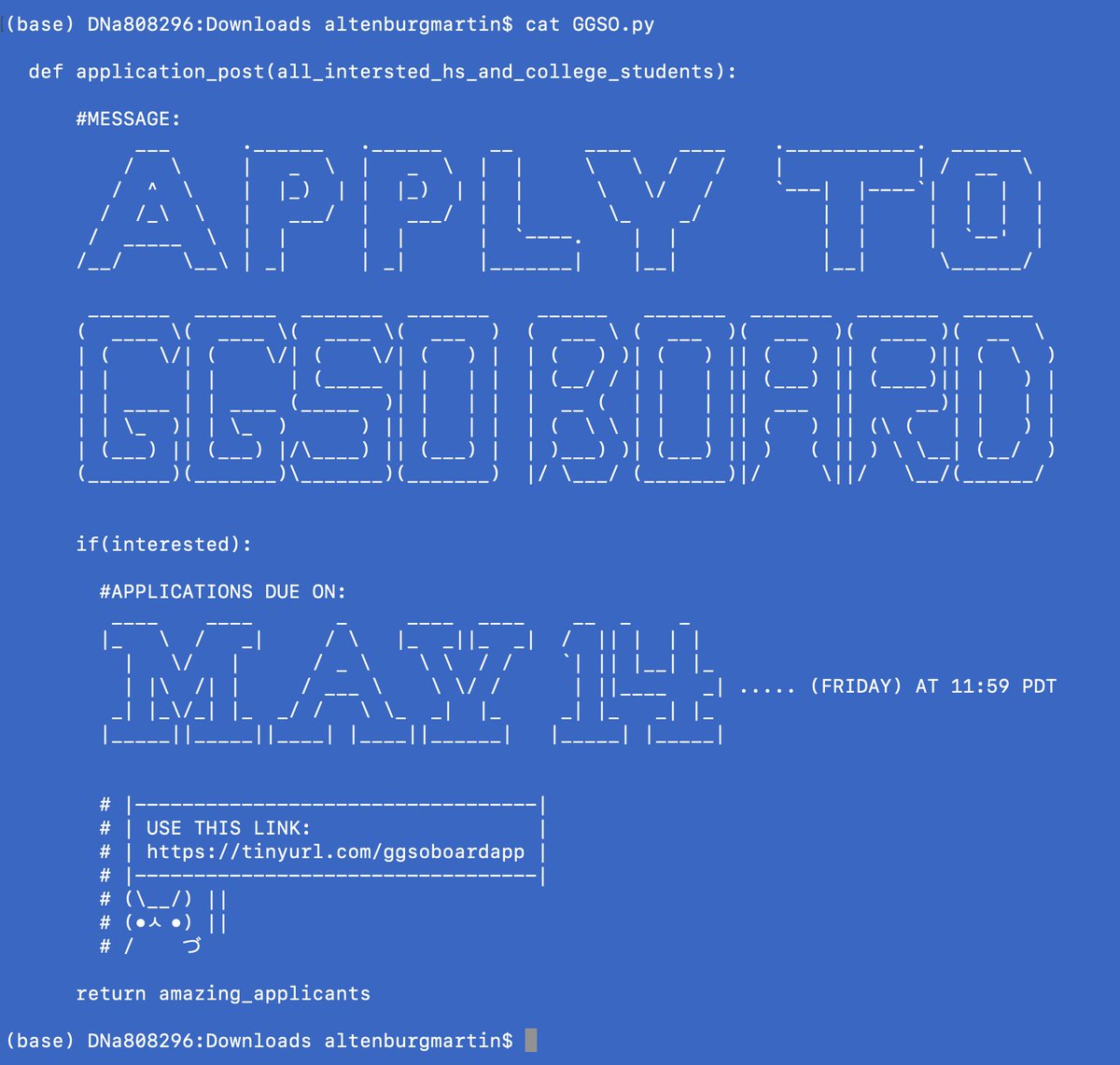 goldengateso's tweet photo. Applications to join the 2021-2022 GGSO Board are NOW LIVE! All Berkeley and Stanford students (including incoming freshmen) are welcome to apply, and applications are due Friday, May 14th at 11:59 PM PDT. Reach out with any questions!
Apply HERE: https://t.co/i6mZriA7UX https://t.co/hb8WRcCZKj