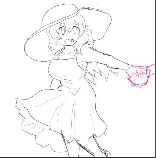 Drawing her makes me happy 