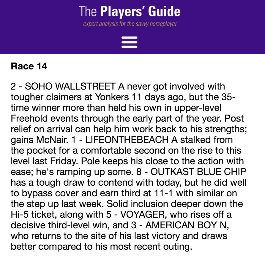 CARRYOVER ALERT!

In today's 14th and final race at <a href="/HarrahsPHL/">Harrah's Philadelphia</a>, there will be a $1,453.94 #SuperHi5 #carryover.

A closer look, from <a href="/HarnessPlayers/">The Players' Guide</a>:

#BetPHL #SendItIn #harnessracing