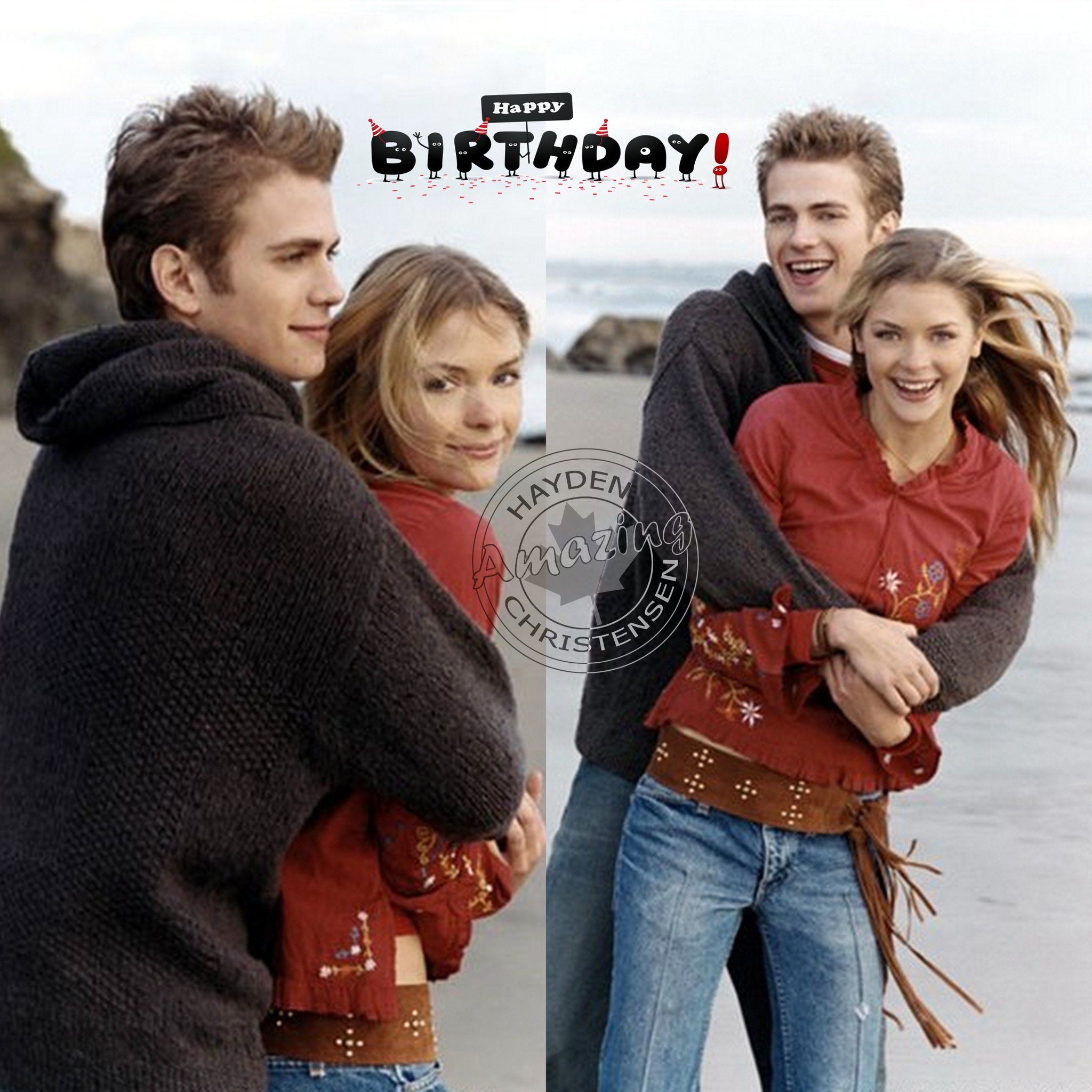 Happy birthday to lovely Jaime !
Hayden Christensen and Jaime King by Herb Ritts for Teen Vouge Magazine, June 2002 