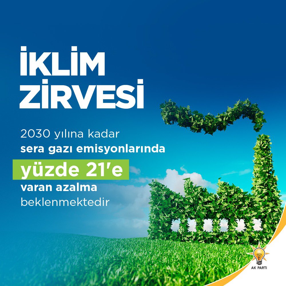 Çiğdem Karaaslan (@ck_samsun) on Twitter photo Cumhurbaşkanımız ve Genel Başkanımız Sn.<a href="/RTErdogan/">Recep Tayyip Erdoğan</a> liderliğinde;
Gelecek nesillerimize daha sağlıklı, temiz ve yaşanabilir bir dünya bırakmak için *Yeşil Dönüşüm* çerçevesinde hedeflerimizi belirliyor projelerimizi bir bir hayata geçiriyoruz. #İklimZirvesi Cumhurbaşkanımız ve Genel Başkanımız Sn.<a href="/RTErdogan/">Recep Tayyip Erdoğan</a> liderliğinde;
Gelecek nesillerimize daha sağlıklı, temiz ve yaşanabilir bir dünya bırakmak için *Yeşil Dönüşüm* çerçevesinde hedeflerimizi belirliyor projelerimizi bir bir hayata geçiriyoruz. #İklimZirvesi