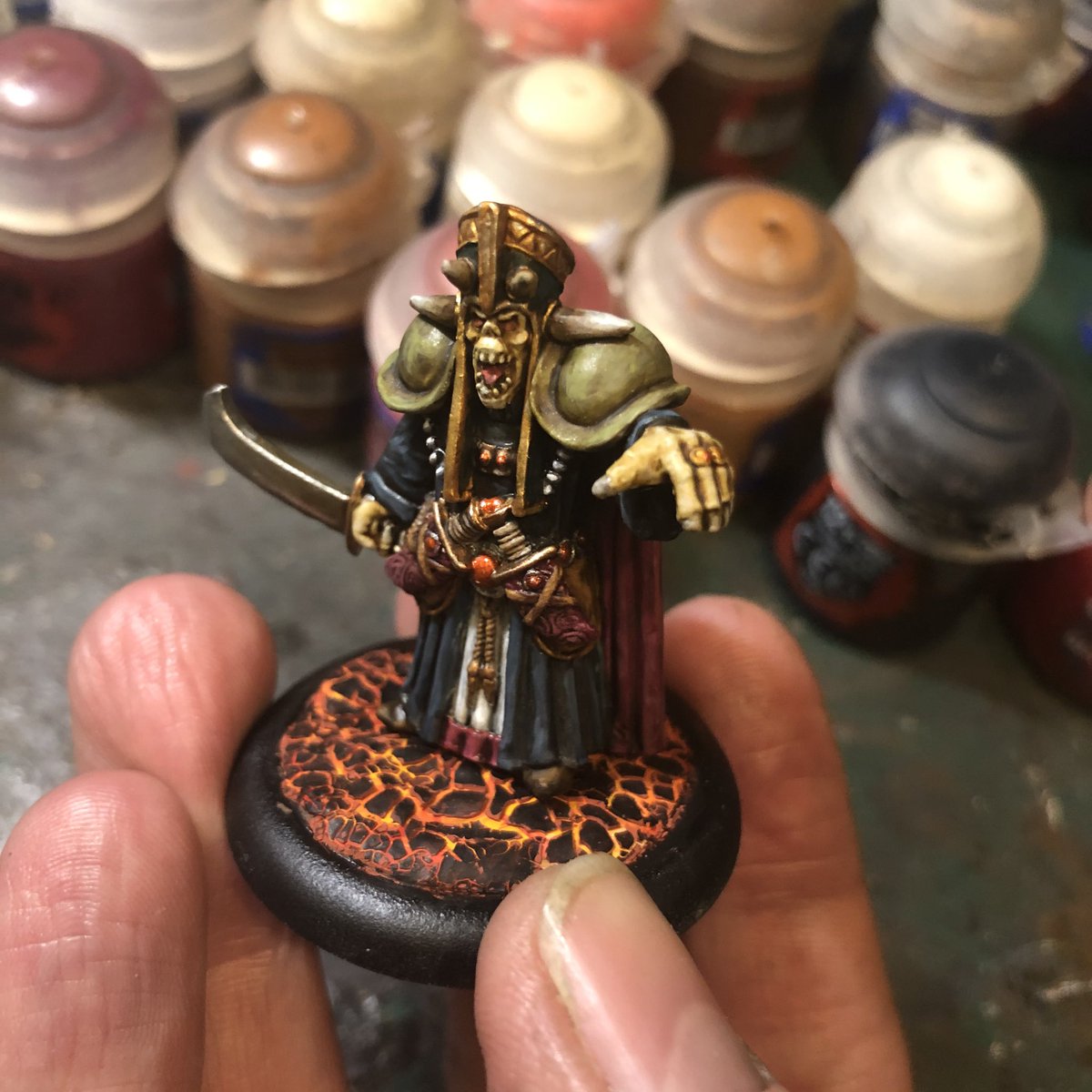 dr_monkeyface's tweet photo. My last Mutant Chronicles ‘mini’. These boys are chunky but fun to paint. 

#paintingminiatures #mutantchronicles #mutantchronicleswarzone https://t.co/qgGzCwYYCB