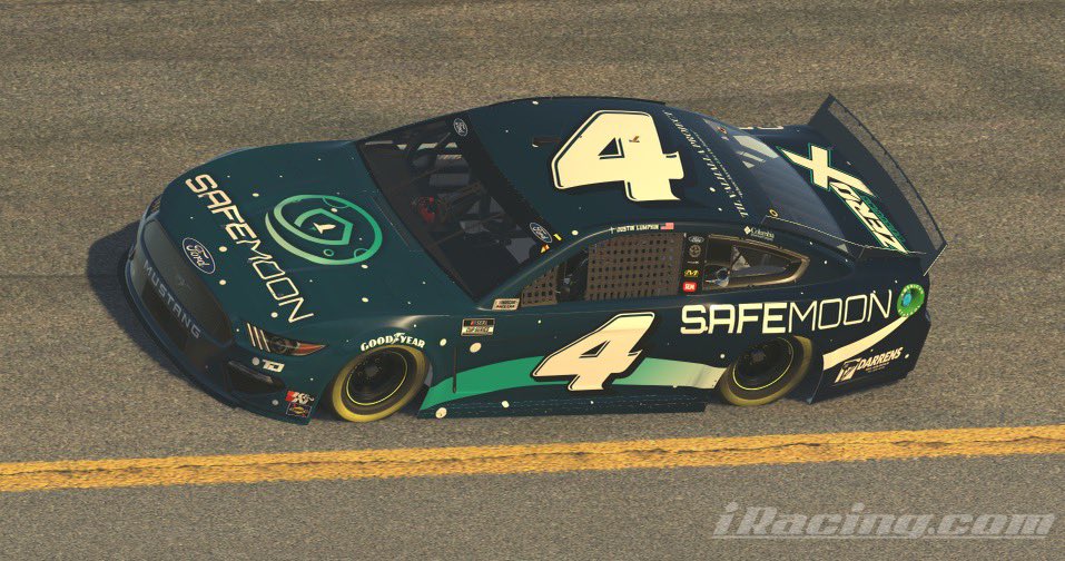 dwlcel's tweet photo. @safemoon Hey guys come out this Sunday and support the Safemoon #4, running at Talladega on the Throttle Up Racing Network on YouTube and Twitch 7CST. Car will be driven by my brother @J_Love816 . This will be a great way to generate some more hype!!!Tooo the Moon!!!#safemooon https://t.co/56eUFVyAsR