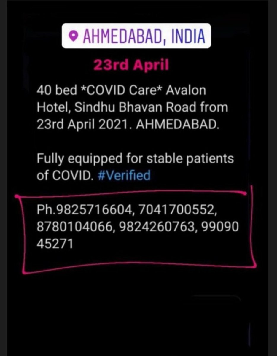 Ahmedabad only. Verified by 23rd April. Please Check out.