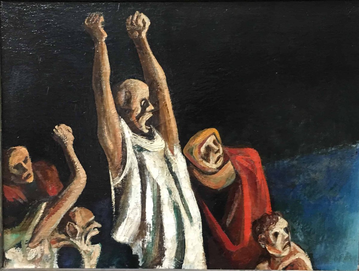 OwdAlbert's tweet photo. 'Defiance!' 1930's art by William Gropper. https://t.co/3uXWTPorXt