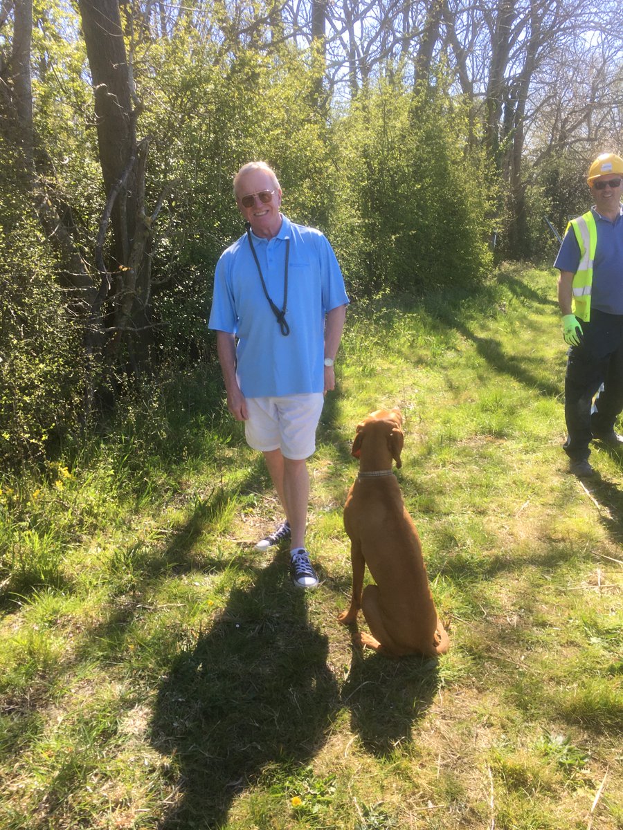 GranthamCanal's tweet photo. Last official day at #Lock14 for the Friday Team.  

Fencing has been removed and these happy people some of the first to use the towpath again after three years of closure while the lock was rebuilt🙂
@HeritageFundUK https://t.co/VBNSY5fYQz