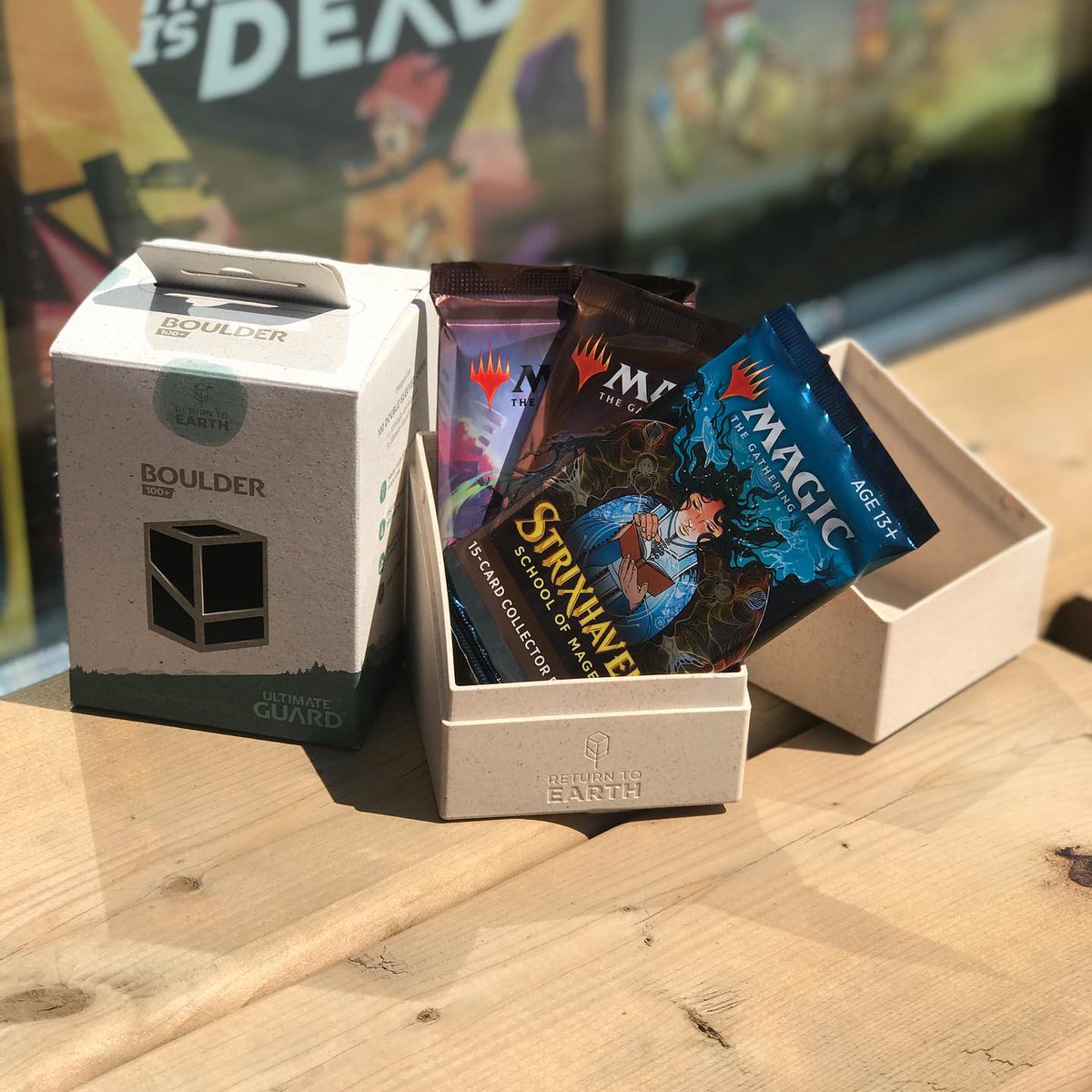 🚨#GIVEAWAY for #Strixhaven release. Giving away:
1. Collector’s Booster
1. Set Booster
1. Draft Booster
1. RTE White Boulder

To enter: Like this, follow &amp; retweet post!
BONUS: Enter on FB or Insta!
Thank sponsors <a href="/FaceToFaceGames/">Face to Face Games</a> <a href="/F2FToronto/">Face to Face Games Toronto</a> &amp; <a href="/UltimateGuard/">Ultimate Guard</a>! #mtggiveaway #MTG