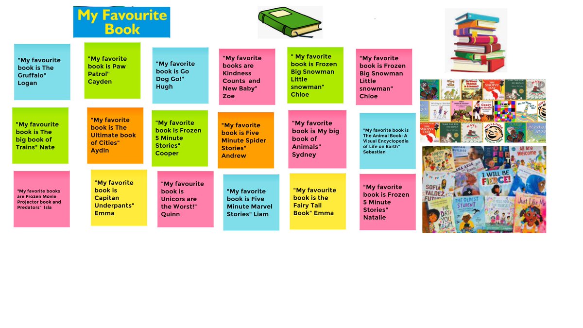 Today is #WorldBookDay so we asked our Ss what their favourite books are. So many shared non-fiction books, and a few had the same books as their favourites. From a quick conversation, we learned that we have so much in common with each other! <a href="/tdsb/">Toronto District School Board</a> <a href="/RolphRoadSchool/">Rolph Road School 🎓</a>