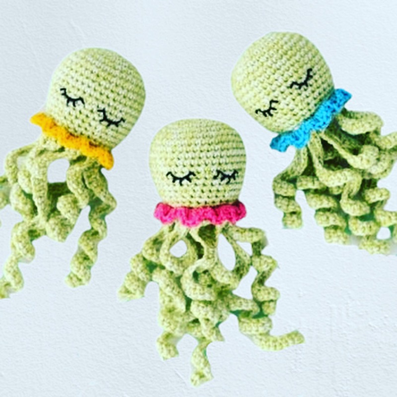 #medusas #pulposamigurumi free pattern link:
bit.ly/3gA9Es0

#amigurumis #crochet #ganchillo #hechoamamo #México