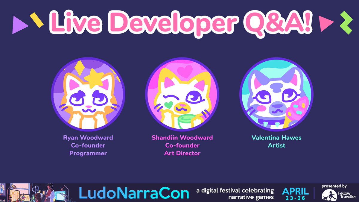 Button City Soccer Days 🦊 Wishlist Now! (@buttoncity) on Twitter photo 🌟Starting Now!🌟
The Button City Team is doing a live podcast-style Q&A on our Discord to kick off LudoNarraCon! 😸😺🐯
Come hang out as we answer your questions, talk Button City characters, development, and more!
discord.gg/buttoncity
#ludonarracon <a href="/FellowTravellr/">Fellow Traveller</a> 🌟Starting Now!🌟
The Button City Team is doing a live podcast-style Q&A on our Discord to kick off LudoNarraCon! 😸😺🐯
Come hang out as we answer your questions, talk Button City characters, development, and more!
discord.gg/buttoncity
#ludonarracon <a href="/FellowTravellr/">Fellow Traveller</a>