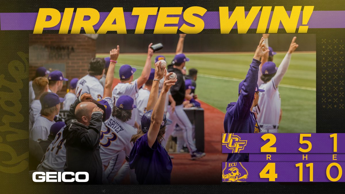 PIRATES WIN!

One down. Game Two 🔜