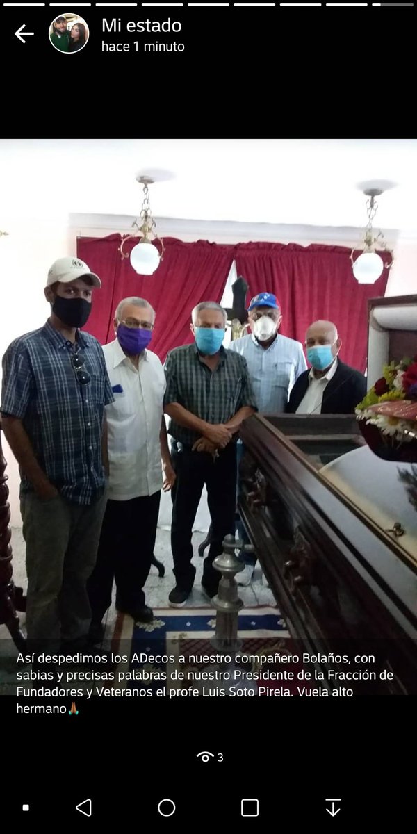 Lamentable perdida la del compañero Abraham Bolaños, un libro abierto para los ADecos, vuela alto mi hermano para mi un maestro 🙏
