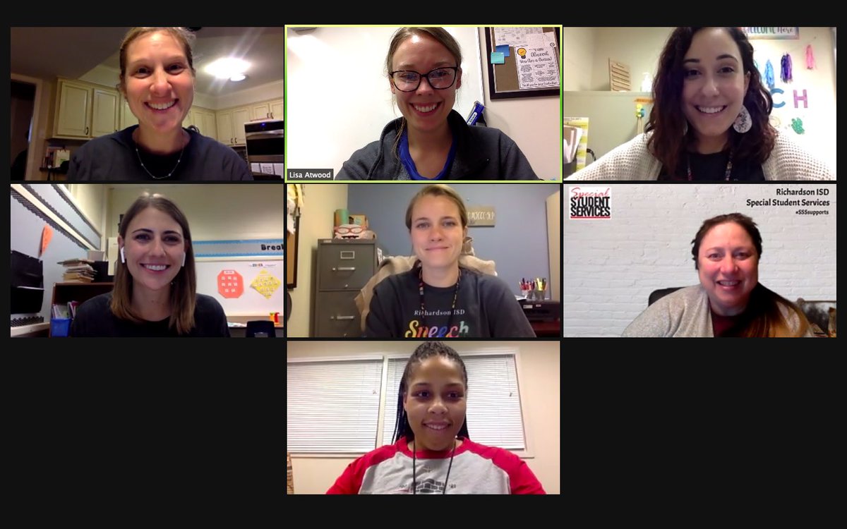 LisaAtwoodSLP's tweet photo. So glad to work with these amazing professionals!!! @RISDSLPs @RichardsonISD https://t.co/yOwqQJXFn1