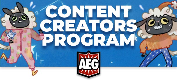 Dear content creators, did you know that AEG has a Content Creator Program ? If you want to join please follow this link: alderac.com/content-creato…