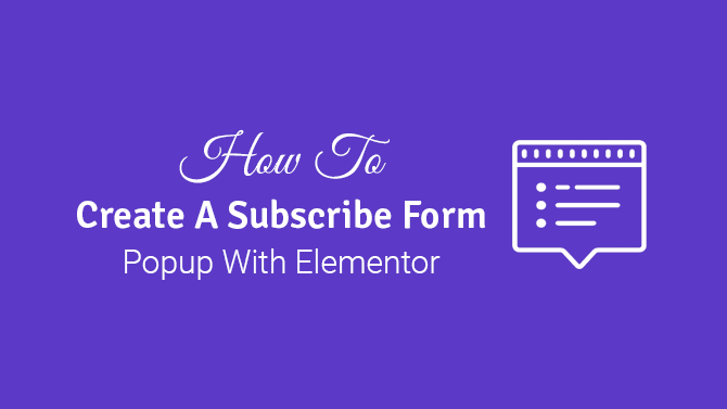 thewpcity's tweet image. If your #emaillist on @Mailchimp is growing at a slower rate than expected, you need to learn how to create a #subscriptionform popup.
In this step-by-step guide, you will learn how to do it with the @elemntor page builder plugin.
wpcity.com/create-a-subsc…
#ElementorLove