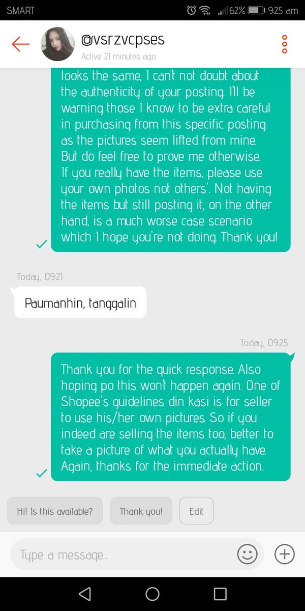 UPDATE: The seller has already removed the said posting. Also replied to me and said sorry. Will keep this thread up though as a caution for both buyers and sellers to be extra careful. Thank you!
