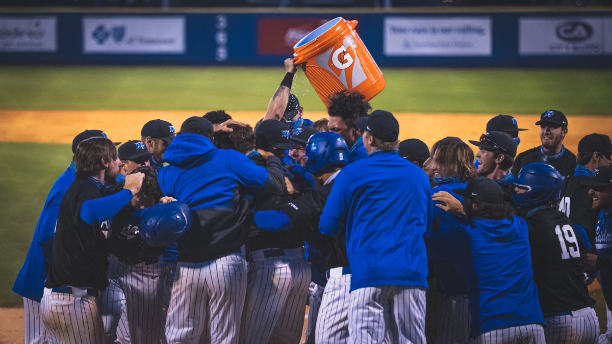 MTAthletics's tweet photo. Blue Raider Baseball wins 5-2 in walk-off fashion vs. UAB in extra innings!

The Blue Raiders are currently scheduled to play game three of the four game series tomorrow at 1 PM CT.

#BlueRaiders | #MT https://t.co/17hDZt6q7Z