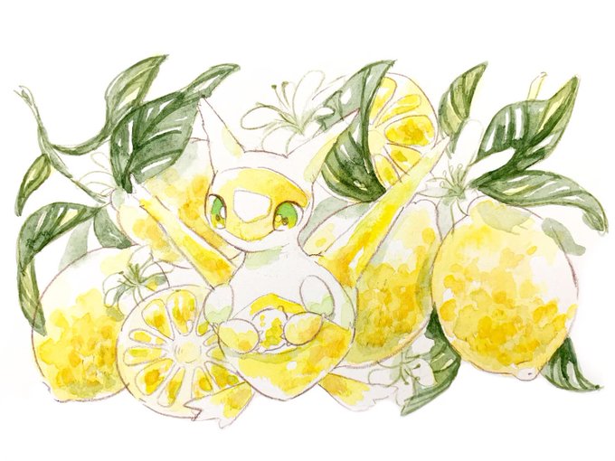 「緑色の眼 レモン」のTwitter画像/イラスト(古い順)