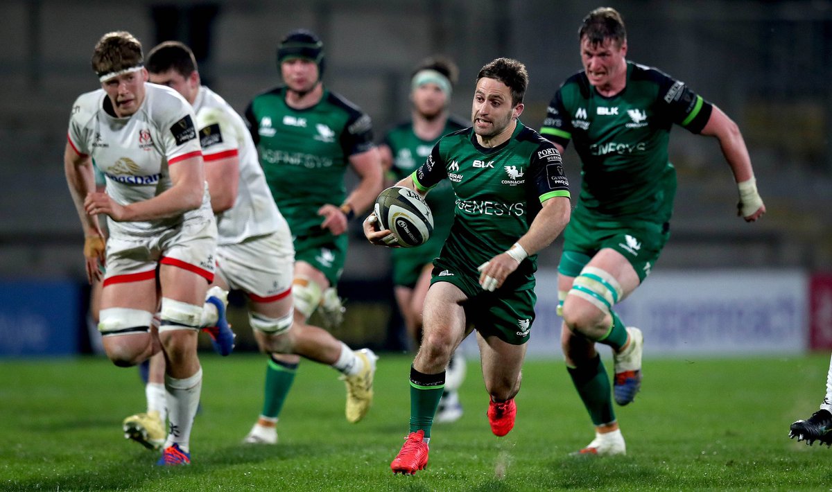 FT| A late, late show on a Friday night as Peter Sullivan’s last gasp try gives us a 26-24 win over Ulster.

⚪️24-26🟢

#ULSvCON #GuinnessPRO14RainbowCup 🌈☕️