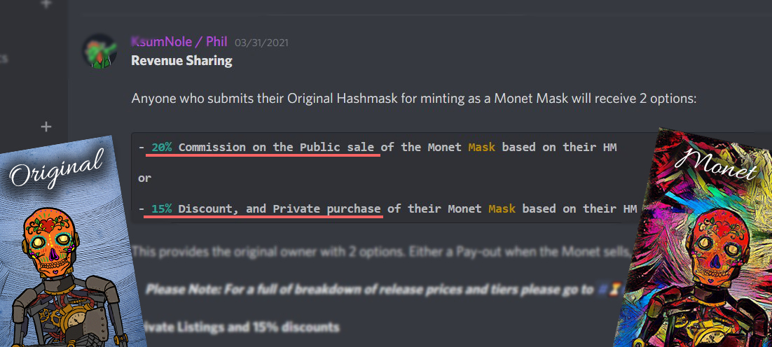 Monet Masks tweet media