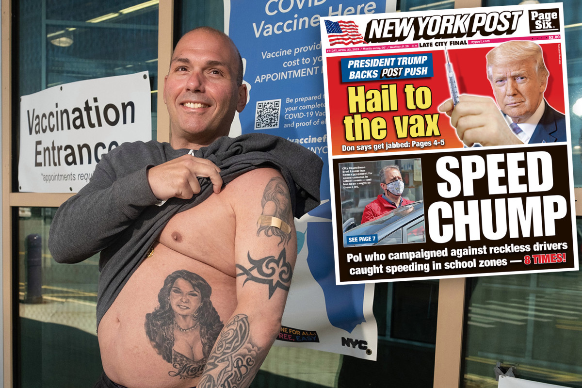 Staten Island man gets COVID 19 vaccine because Donald Trump said so