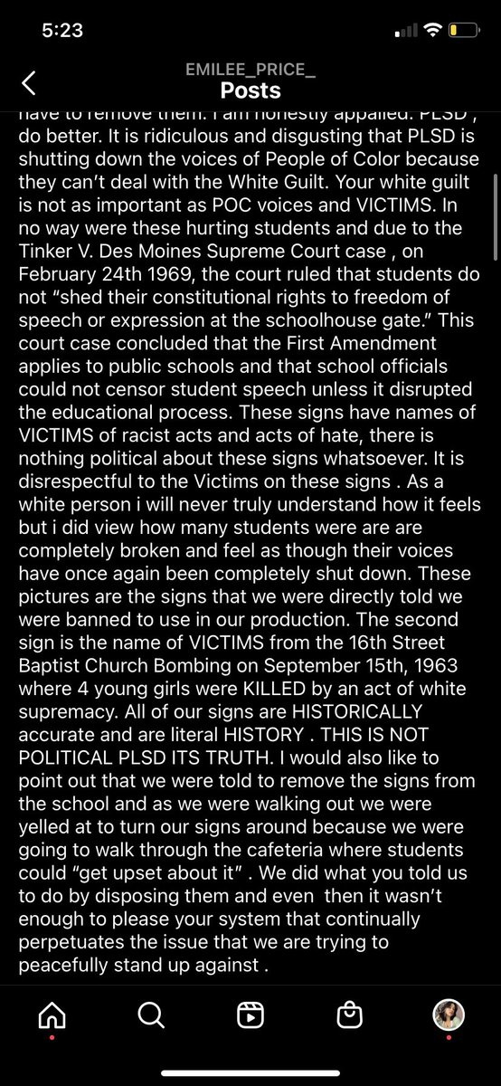_emileeprice's tweet photo. please take a moment to read . @PLSD do better . https://t.co/hVmMdYkugz