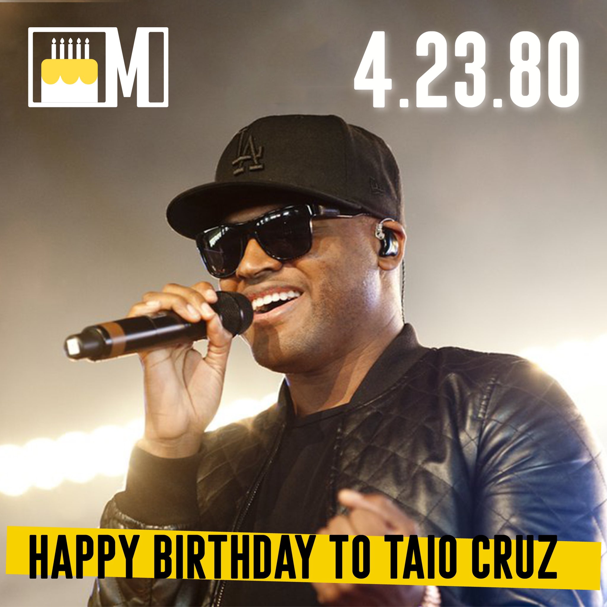 Happy Birthday to Taio Cruz! Let s celebrate today like it s Dynamite! 