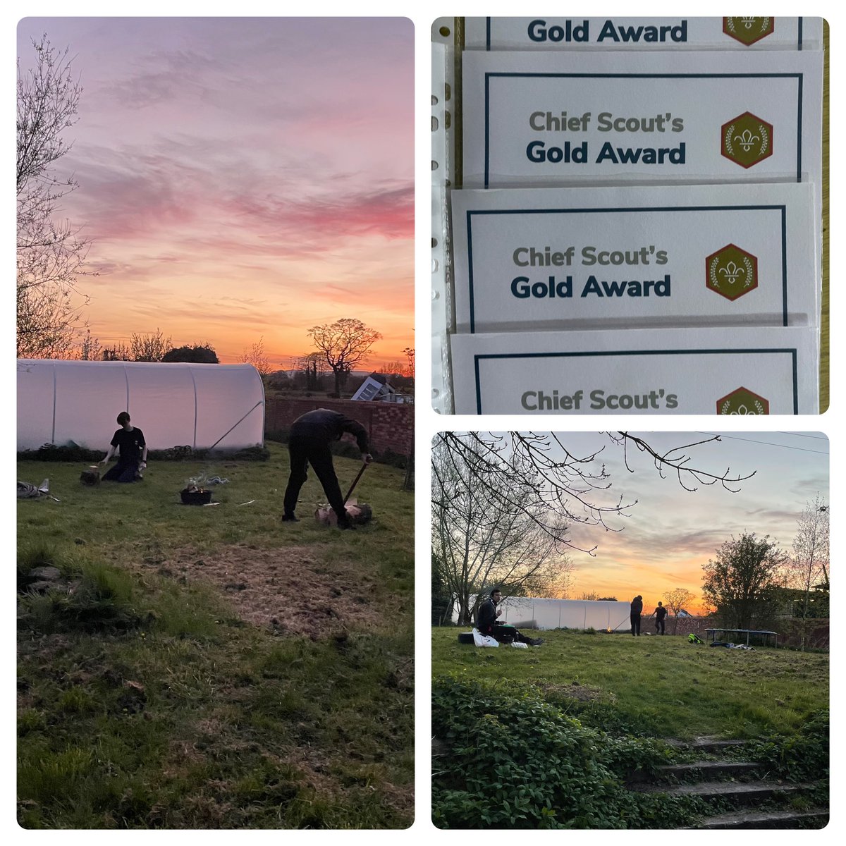 The last 12 months have scuppered so many plans. The four Explorers who are now sporting their gold awards can be proud that although it took a little longer, no corners were cut, if we adapted things you had to go the extra mile. Be proud, you’ve earned it.#explorerscouts