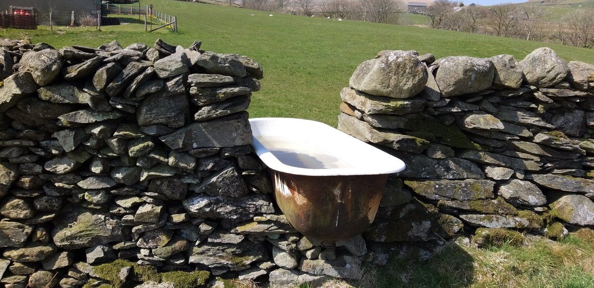 Four days of glorious Cumbrian adventure have given up wonders too many to mention, but when it comes to bath/stile fusion I was taken by this in the Duddon.