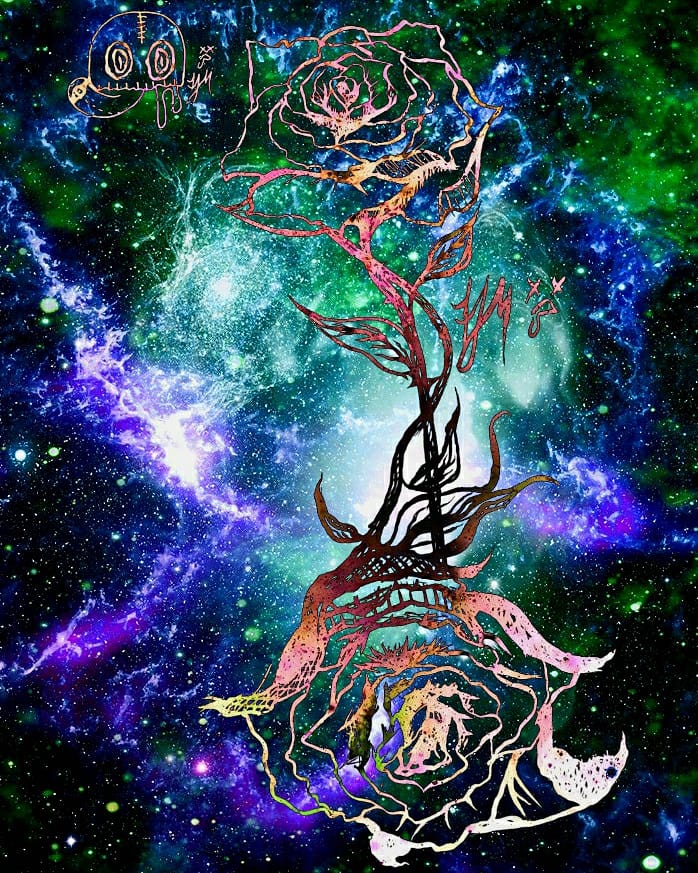 𝓑𝓵𝓸𝓸𝓶 &amp; 𝓓𝓮𝓬𝓪𝔂 + Doodle 
By me 😁