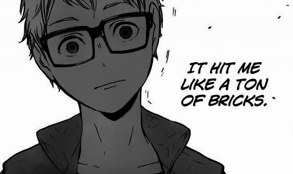 I wanted to make a quick, messy, and embarrassing thread about why Tsukki's backstory resonated so heavily for me. I understand why people think his backstory is kinda silly, basically getting depressed and giving up just 'cause he saw his brother benched -