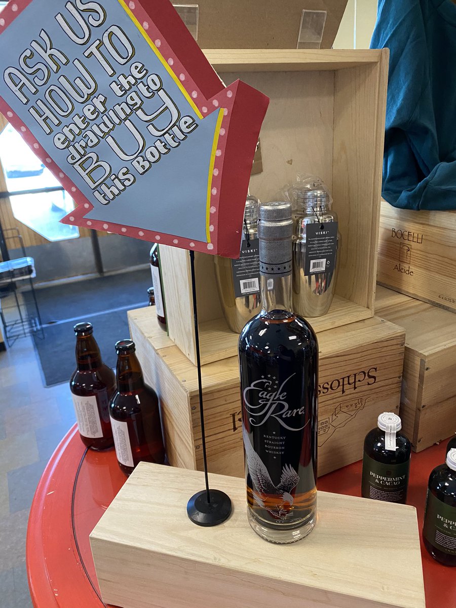 labodega's tweet image. The Eagle Rare has landed! Come by our Metro location to enter for a chance to buy this bottle!