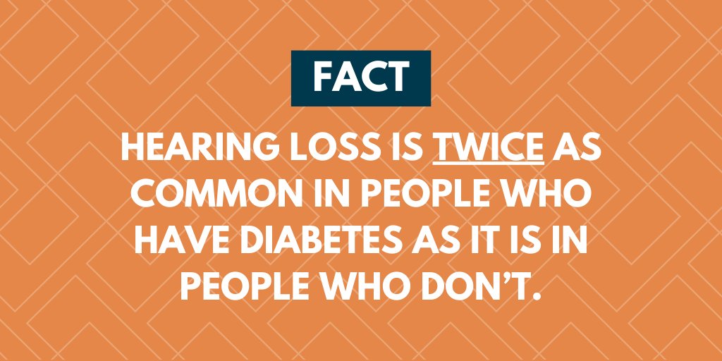 High blood sugar levels can damage the blood vessels and nerves in your inner ear over time. If you have diabetes, it's important to continuously monitor your hearing. 

Check yours now ➡️ ow.ly/WfM850Empwf

#MDHearingAid #OnlineHearingTest #HearingCare