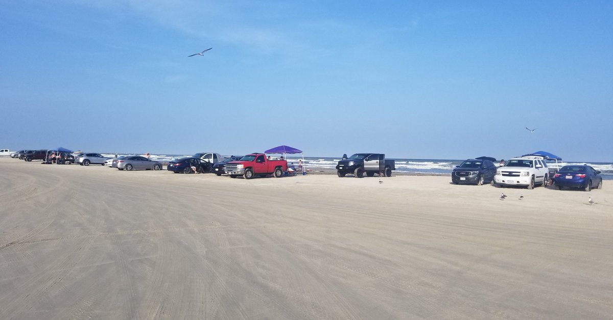 yatesworldwide's tweet photo. Headed up the Texas coast and visited #whitecapbeach in #CorpusCristi. Couple of tips when visiting this area. 1) if you rent a car in Texas it may already have a beach parking permit 2) access the beach from the end of Winward Dr if your rental doesn't have 4-wheel drive. https://t.co/7QQDjOU4D7