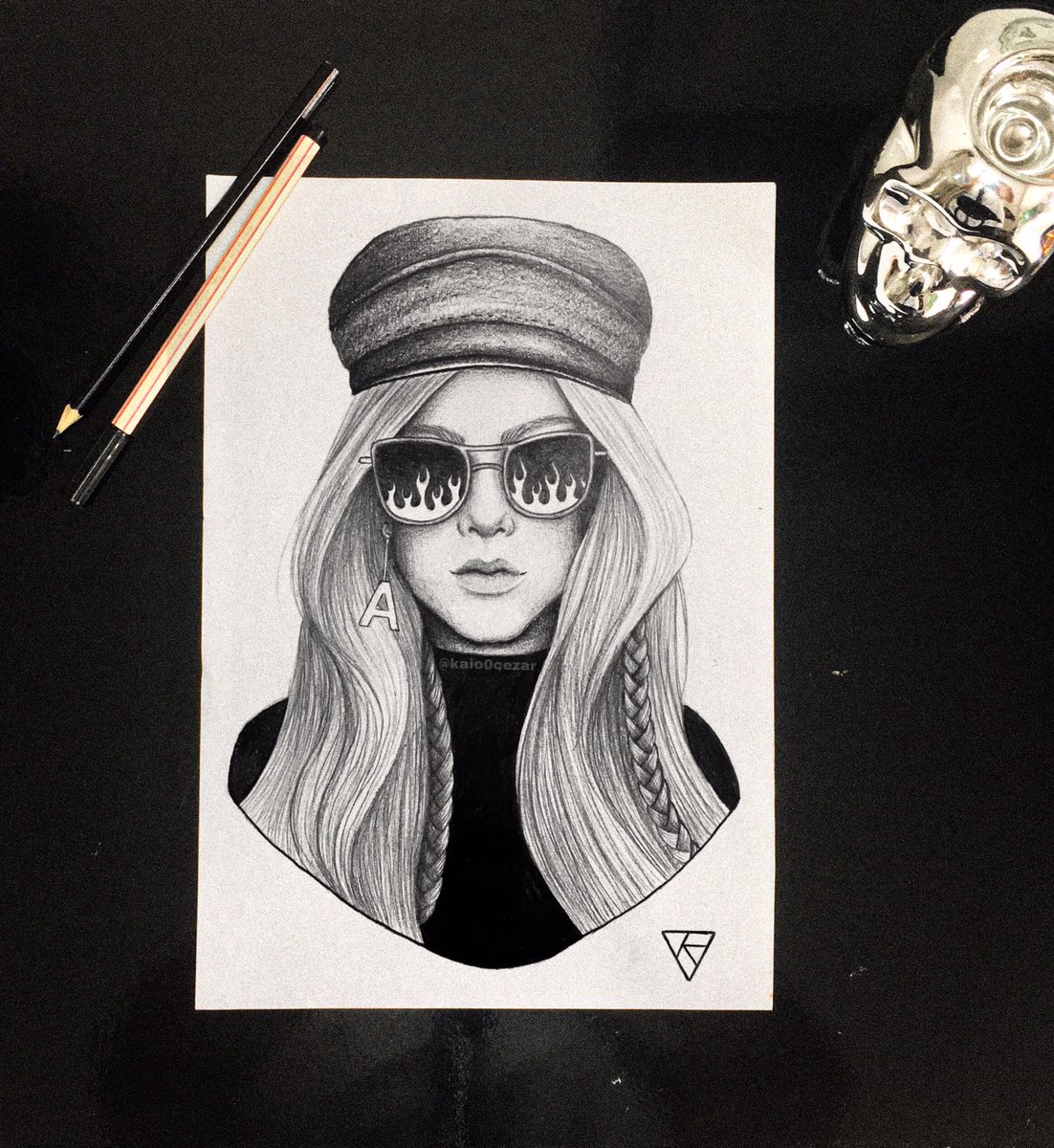 kaio0cezar's tweet photo. @AvrilLavigne i love u 💖 #AvrilLavigne #flames #fanart @MODSUN https://t.co/bYf6uVbGm7