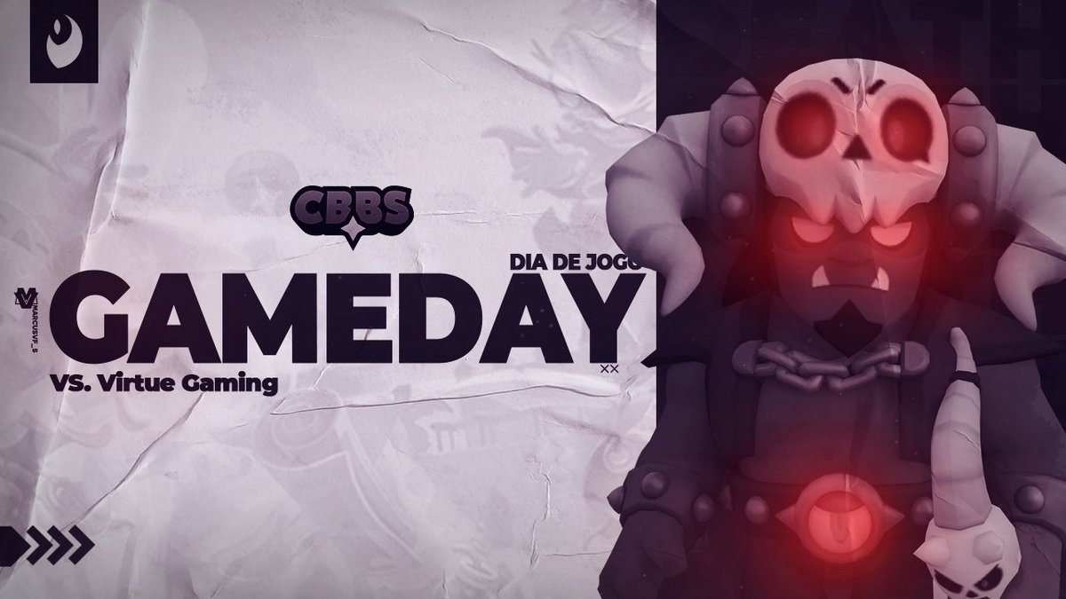 #BS | Dia de Jogo pela <a href="/ecopagg/">COPA</a> 

🆚@VrT_Gaming
🏆 #CBBS
🗓️ 20h 🇧🇷

O time vem fatal em busca da classificação hoje! 

#GOITSDEATHTIME #FATALITY